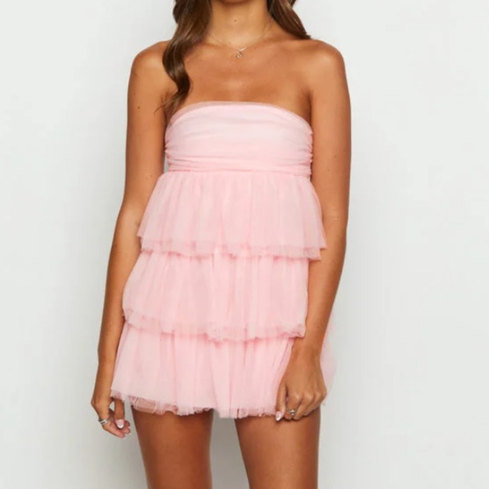 Birthday Girl Pink Mini Party Dress